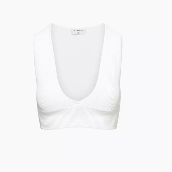 Sculpt Knit Deep V Neck - Picture 1 of 7